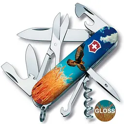 Ніж Victorinox Climber Ukraine 91мм 14функ Вільний Сокіл - мініатюра 2
