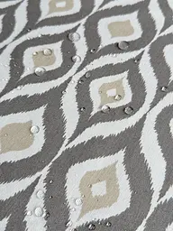 Скатертина столова Ecotton DUCK 170х200 см водовідштовхувальна Абстракт сірий (27951/29) (25032) - мініатюра 2