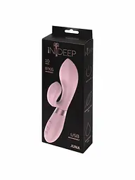 Вібратор-кролик Indeep Juna 21.5 (рожевий) - мініатюра 9