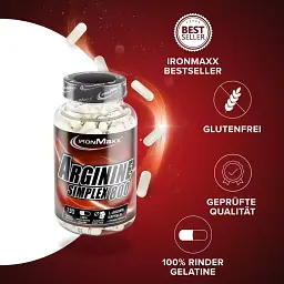 Амінокислоти IronMaxx Arginin Simplex 800, 130 капсул - мініатюра 2