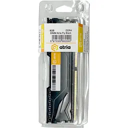 Модуль пам'яті ATRIA DDR4 8Gb 3200MHz Fly Black UAT43200CL18B/8 (UAT43200CL18B/8) - мініатюра 3