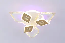 Люстра світлодіодна Valeso V K39939-3+3+1 WT+gold з пультом - мініатюра 4