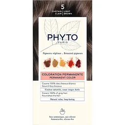 Крем-фарба для волосся Phyto Phytocolor відтінок 5 світлий шатен 112 мл (РН10020)