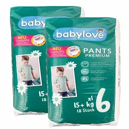 Підгузки-трусики Babylove Premium 6 XL (15+ кг), 36 шт