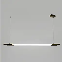 Латунний трубчастий LED світильник у корпусі 130 см | Line F | Арт. MJ351-1300L AB