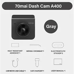 Автомобільний відеореєстратор 70mai Smart Dash Cam A400 Grey (MIDRIVE A400) [56819] - мініатюра 4