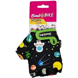 Велорукавиці дитячі Bimbo Bike Kids космос 6-8 років розмір M (90961/3-IS)