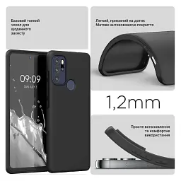 Силіконовий чохол BeCover для Motorola Moto G60s Black (711094) - мініатюра 6