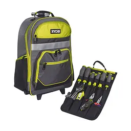 Рюкзак для інструменту RYOBI RSSBP2 25 л на коліщатках телескопічна рукоятка поліестер 600D