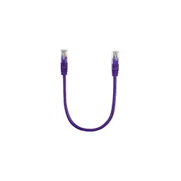 Патч-корд Ritar 0.3 м, RJ-45, Cat. 5e, CU, мідь, фіолетовий (PCR-CU/0.3Pe / 14090)