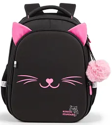 Рюкзак шкільний ортопедичний 6 в 1 для дівчинки School Standard 38х30х18 см з Котом для першокласниць (SET 150-47) - мініатюра 2