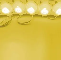 Світлодіодний модуль 12V SMD3030 1,5W 46x32 мм 120lm IP67 Жовте світло 1 шт - мініатюра 3