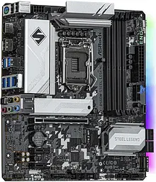 Материнська плата AsRock B560M Steel Legend (B560M Steel Legend) (Socket 1200, Intel B560, Micro-ATX) Б/в - мініатюра 2