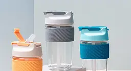Склянка Xiaomi Funjia Double Drinking Glass 400ml Star Grey (3204272) [81702] - мініатюра 2