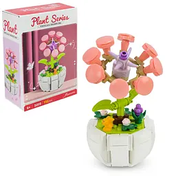 Конструктор декоративна модель квітки в горщику Plant Series для дітей від 6 років (S009)