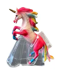 Фігурка Єдиноріг у русі, червоний, Dino Toys