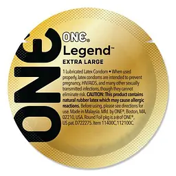 Презерватив ONE Legend XL – для справжніх титанів, 1 шт One One Legend XL 101882