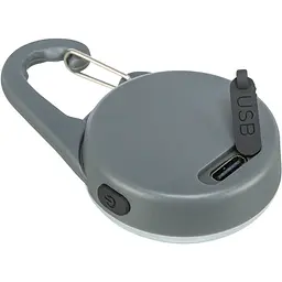 Брелок-ліхтарик Trixie для нашийника USB d = 4 × 6.5 см графіт (13454) - мініатюра 5