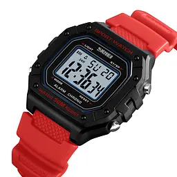 Чоловічий наручний годинник 1496RD Red Skmei acs0030714 - мініатюра 2