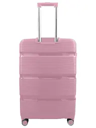 Валіза велика Milano bag 0307 поліпропілен Рожевий - мініатюра 3