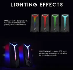 Комп'ютерні колонки Fantech GS 301 TRIFECTA Bluetooth Black - мініатюра 3