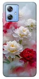 Чохол Demsky Red and white smoke для Motorola Moto G84
