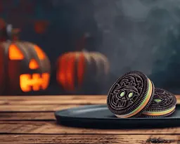 Печиво Oreo Halloween Green and Orange Creme 202г - мініатюра 3