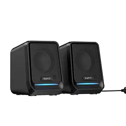 Стерео колонки HAVIT SK767 USB 10W RGB Black HAVIT (29405-000) - мініатюра 4