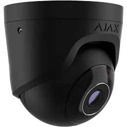 IP-камера Ajax TurretCam (8 Mp/4 mm) Black 8 Mp дротова охоронна