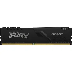 Модуль пам'яті DDR4 Kingston FURY Beast 16GB 3200 MHz Black (KF432C16BB1/16WP) [148743] - мініатюра 3