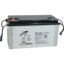 Акумулятор Ritar AGM DC12-120, Gray Case, (12V 120Ah)