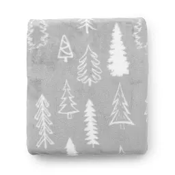 Плед Ardesto Flannel 160х200 см 100% поліестер ялинки pbe0050446 - мініатюра 7