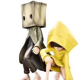 Фігурка Little Nightmares 2 Mono ＆ Six Маленькі кошмари 2 Моно і Шоста 21 см CN LN2 MS 21 - мініатюра 3