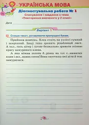 Усі діагностувальні роботи для 3 класу - мініатюра 3
