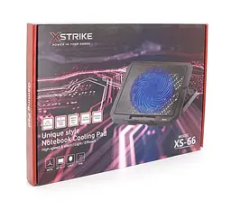 Охолоджувальна підставка для ноутбука до 15.6 дюймів XSTRIKE 66XS 1xfans 140mm - мініатюра 3