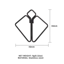 Затискачі для сосків LOCKINK Minimalism Nipple Clamps, сріблясті - мініатюра 9
