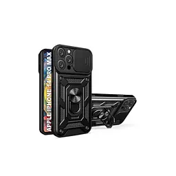 Чохол до мобільного телефона BeCover Military Apple iPhone 14 Pro Max Black (708176) - мініатюра 6