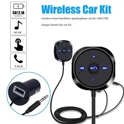 Bluetooth-приймач гучномовець Q Sound Wireless Car Kit BC 20V2 5.0 PRO - мініатюра 2