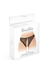 Трусики з відкритим доступом Fashion Secret Victoria, S-L чорні