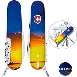 Ніж Victorinox Climber Ukraine 91мм 14функ Світанок