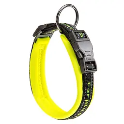 Нашийник для собак Ferplast Sport Dog С20/43 нейлоновий жовтий 2х33-43 см 78003928
