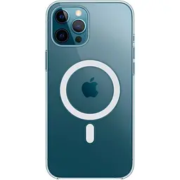 Чохол Clear Case with MagSafe для Apple iPhone 12/12 Pro Transparent AA [84278] - мініатюра 2