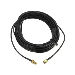 Антенний кабель - подовжувач з SMA роз'ємами Unitoptek RP-SMA-1, довжина 1 метр (100085)