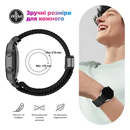 Ремінець до смарт-годинника Armorstandart Braided Solo Loop для Samsung Galaxy Watch 7 / FE / 6 / 6 Classic / 5 / 5 Pro / 4 / 4 Classic Ro (ARM86841) - мініатюра 3