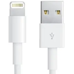 Кабель Apple Lightning Foxconn A75 1 м білий - мініатюра 4