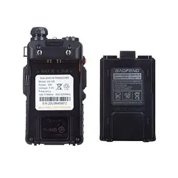 Портативна рація Baofeng UV-5R Black Six Pack комплект 6 шт (2200000758965) - мініатюра 5