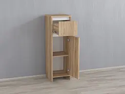 Пенал з шухлядою та дверцятами Forte Wilmer 2 950x300x300 Дуб Сонома - мініатюра 2