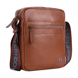 Сумка Brampton London Crossflow Tan (64405 TAN) - мініатюра 3