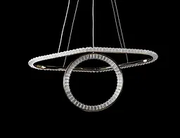 Люстра стельова LED Splendid Ray LF9809/2, 2 лампи, регульована температура світла, золотий метал, сучасний стиль для дому - мініатюра 2