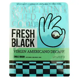  Кава в зернах без кофеїну Fresh Black Virgin Americano 200 г   - мініатюра 2